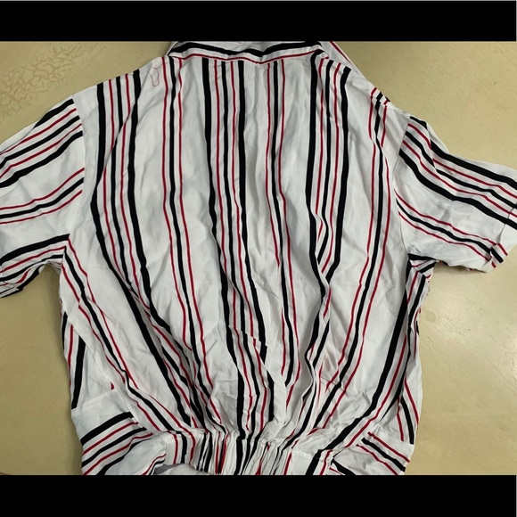 Forever 21 Red, white, and blue striped crop top - Picture 4 of 4